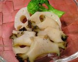アワビと蓮根の酒蒸し　肝醤油添え作り方6写真