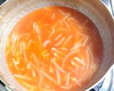 チキンラーメンアレンジ赤くて辛い餡掛け麺作り方5写真