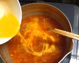チキンラーメンアレンジ赤くて辛い餡掛け麺作り方7写真