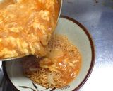 チキンラーメンアレンジ赤くて辛い餡掛け麺作り方8写真