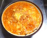 チキンラーメンアレンジ赤くて辛い餡掛け麺作り方9写真