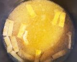身体に優しい　豆腐と油揚げの味噌汁作り方4写真