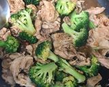 豚コマとブロッコリーの炒めもの香味醤油味作り方9写真