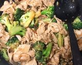 豚コマとブロッコリーの炒めもの香味醤油味作り方11写真