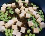 木綿豆腐と枝豆の卵とじ作り方1写真