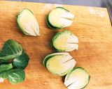 芽キャベツのオリーブオイル炒め作り方1写真