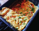 お弁当にも★カニかまとニラの玉子焼き作り方4写真