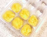 #りんご　離乳食　初期　レンジDE簡単作り方4写真