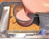 苺のマーブルチーズケーキ作り方15写真