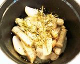 staubで里芋とごぼうのローズマリー風作り方5写真