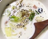 白菜のミルク煮作り方3写真