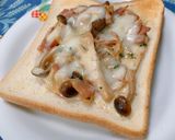 きのことベーコンの和風クリームパスタ♪作り方9写真