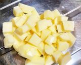 じゃがいものしらす青のりチーズ和え作り方1写真