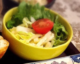 ゴマ香る ささみ缶とキャベツの和え物作り方3写真