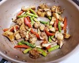 アスパラガスとベビーホタテのXO醤炒め作り方5写真