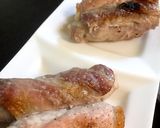 豚肉生姜焼き用肉でボリュームネギ巻き焼き作り方4写真