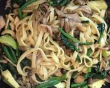 キノコとアボカドほうれん草パスタ♪作り方13写真