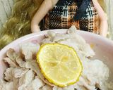 リカちゃん♡紅菜苔炒め柚子しゃぶ甘酢がけ作り方15写真