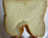 楽しく朝食♡ 乗り物冷凍トースト作り方1写真
