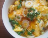 竹輪・ねぎの和風天津飯あっさり【簡単丼】作り方6写真
