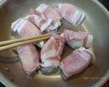 新玉ねぎの豚肉巻き照り焼き作り方3写真