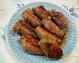 新玉ねぎの豚肉巻き照り焼き作り方6写真