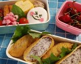 簡単!LINE ムーン キャラ弁♪作り方5写真