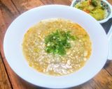 簡単美味しくヘルシーな中華風鶏押し麦雑炊作り方8写真