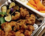 鶏肉と根菜の甘酢あんかけ作り方4写真
