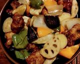 鶏肉と根菜の甘酢あんかけ作り方9写真