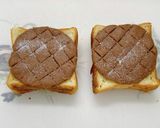 焼くまで3分♡チョコメロンパントースト作り方4写真