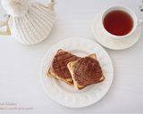 焼くまで3分♡チョコメロンパントースト作り方5写真