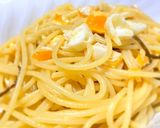 簡単♫塩こんぶとフライドエッグのパスタ作り方8写真