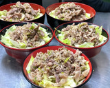 ネギにまみれたスゴ旨豚丼「バズレシピ」風作り方5写真