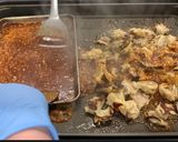 ホットプレートで鶏はらみの西成ホルモン風作り方11写真