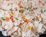 海老炒飯(帽子のっけ)作り方4写真