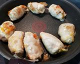 芽キャベツの甘辛チーズ肉巻き作り方4写真