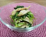 三つ葉と鶏ささみのゆず胡椒和え作り方5写真