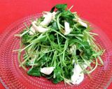みつ葉と鶏ささみのわさびしょうゆ和え作り方4写真