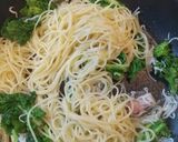菜花、しらすの春パスタ作り方6写真