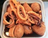スルメイカと里芋の煮物作り方6写真