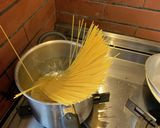 ツナと魚醤のパスタ(パスタコラトゥーラ)作り方3写真