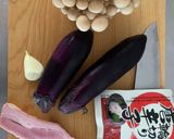 とろけるナスとベーコンのペペロンチーノ作り方1写真