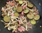 とろけるナスとベーコンのペペロンチーノ作り方8写真
