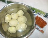 じゃが芋カレー粉炒め♪簡単作り方1写真