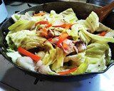 舞茸と豚肉の豆鼓醤炒め作り方4写真