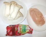 エリンギ鶏チリ♪簡単ミネラル漢方食養生作り方1写真