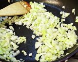 焼きそばソースでキャベ炒飯♪作り方4写真