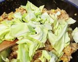 焼きそばソースでキャベ炒飯♪作り方6写真