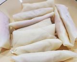 レンコン明太チーズ春巻き作り方6写真